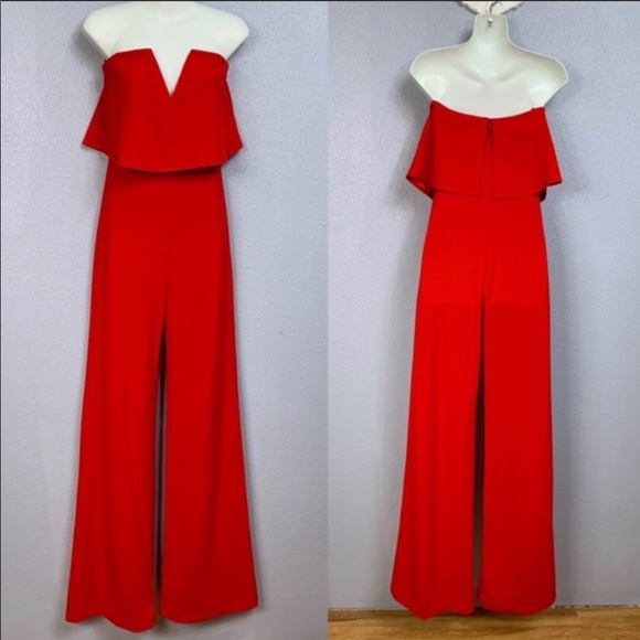 NWT Red Jumpsuit from Lulus - Picture 2 of 6